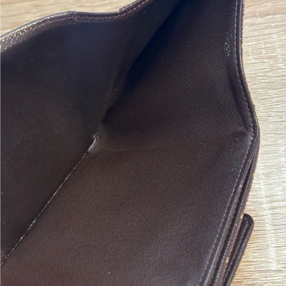 Louis Vuitton Dark Brown Monogram Wallet - Picture 6 of 12